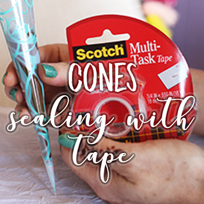 Henna Cones: Sealing Using Tape