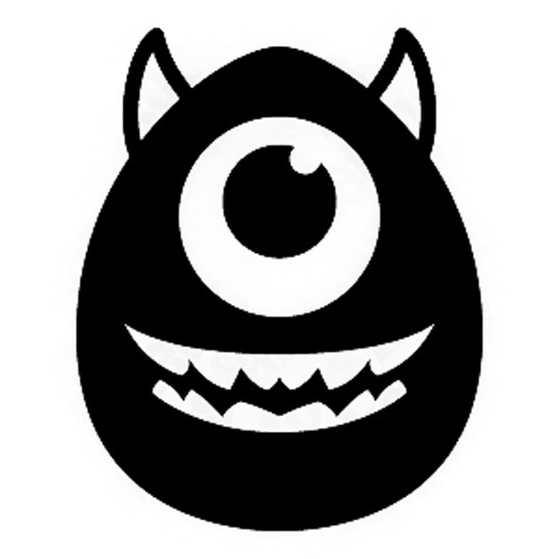 monsters inc stencils Mike W