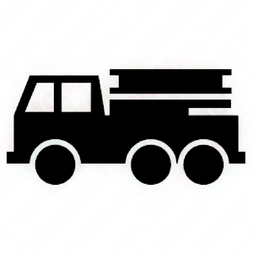 Basic Fire Engine Template Fire Engine Stencil