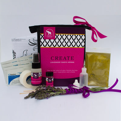 Create Henna Kit Organic Lavender Oasis