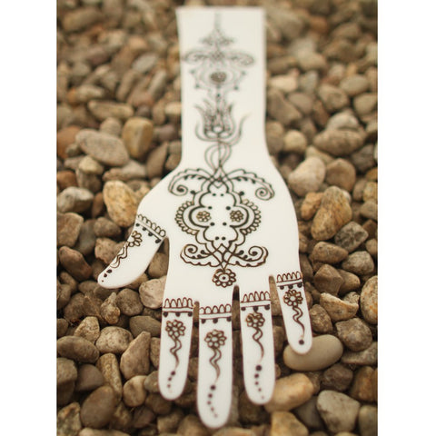 Clear Acrylic Sangeet Hand – Henna Caravan