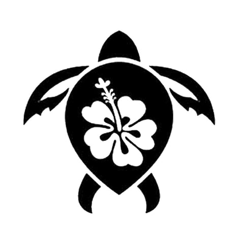 Turtle, Honu & Hibiscus