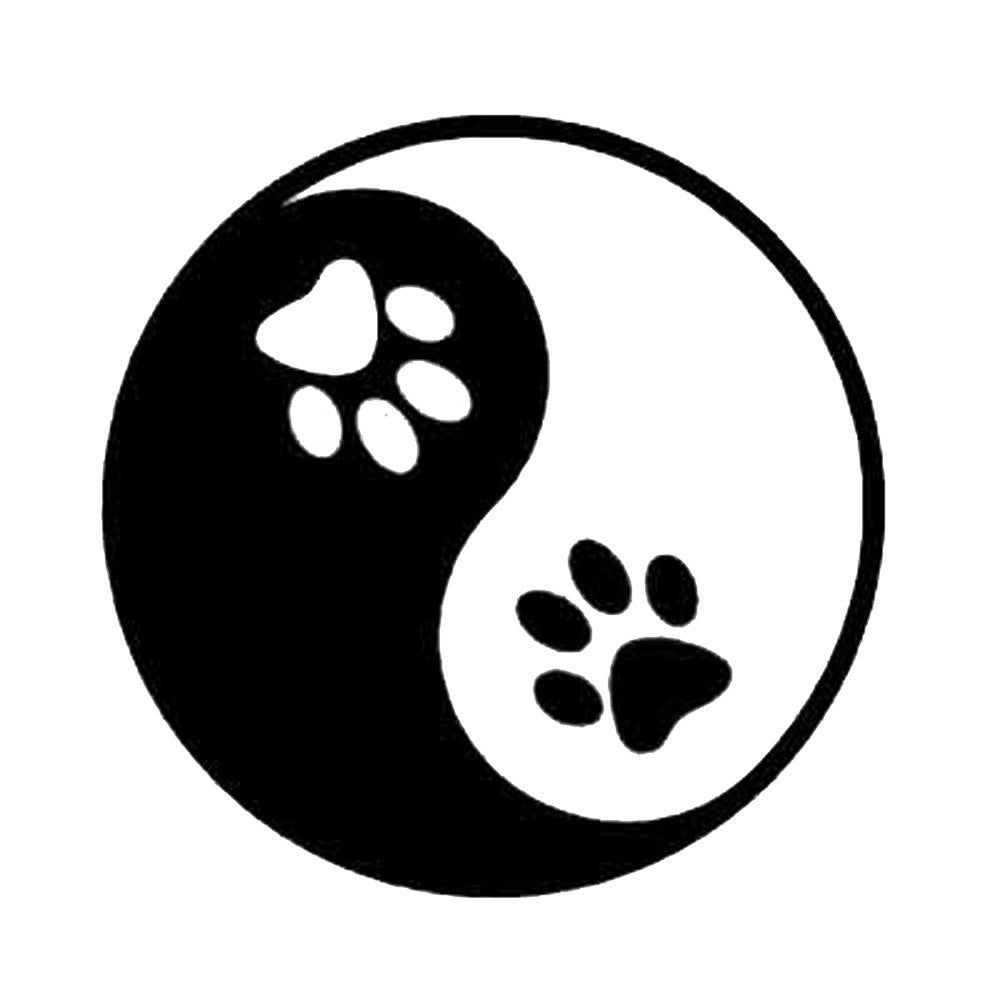 Yin Yang Paw Print | Glitter Tattoo Stencil – Henna Caravan yin-yang-paw-print-glitter-tattoo-stencil-henna-caravan
