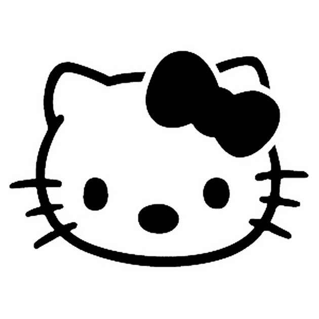 Hello Kitty | Glitter Tattoo Stencil – Henna Caravan