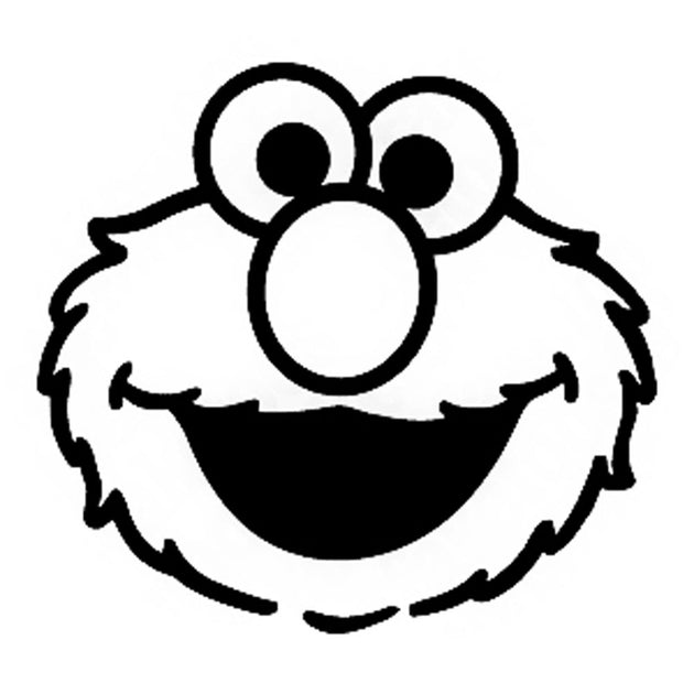 Elmo Url Elmo Sesame Street Character| Glitter Tattoo Stencil – Henna Caravan