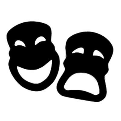 Theatre Masks, Comedy & Tragedy