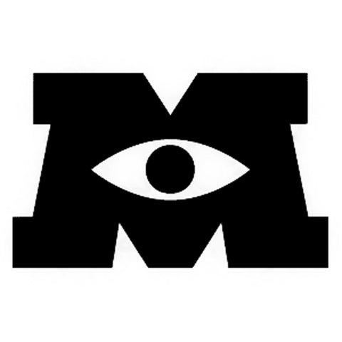 monsters university m logo