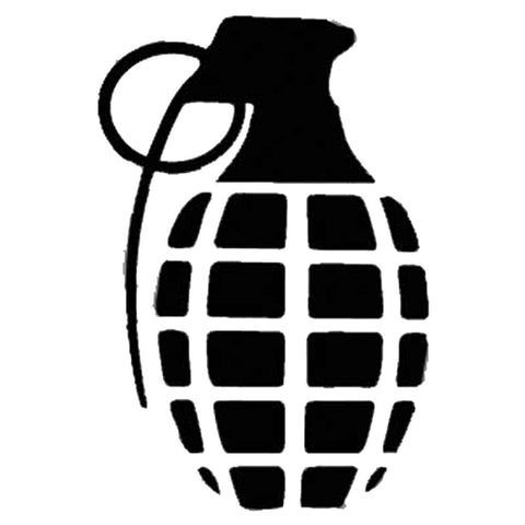 grenade tattoo stencil