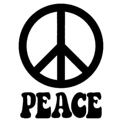 Peace Sign and word