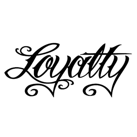 Loyalty, large  Glitter Tattoo Stencil – Henna Caravan