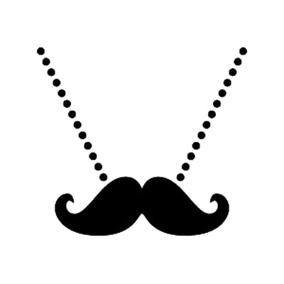 Necklace Moustache, large