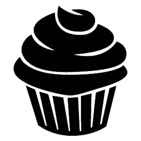 Cupcakes Are Punk Die Cut Sticker | LookHUMAN