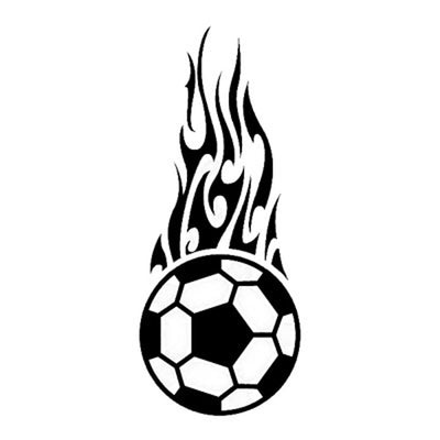 Soccerball Flame, large