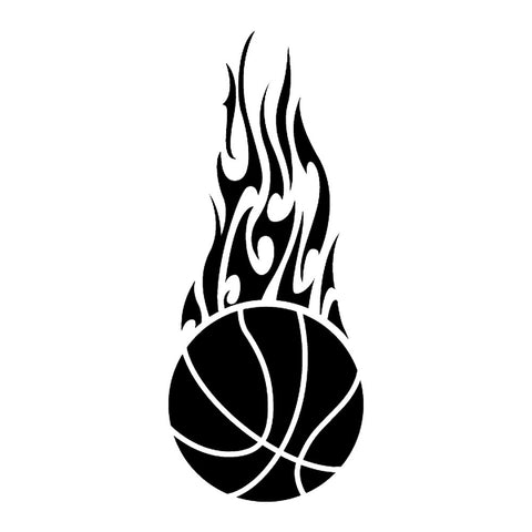 Basketball Flame, large
