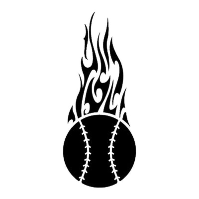 Baseball Flame, large