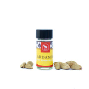 Cardamom essential oil in 2 dram bottle